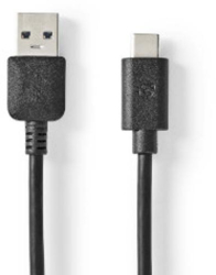 Cablu USB - USB 3.2 Gen 1 - 60 W - 5 Gbps - 2 00 m - PVC - Negru 