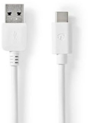 Cablu USB - USB 3.2 Gen 1 - 60W - 5Gbps - 2 00 m - Alb 