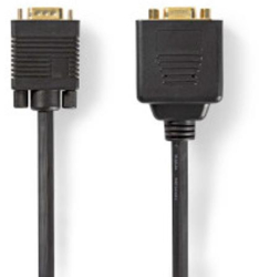 Cablu VGA Mufa VGA 2x soclu VGA Placat cu aur Rezolutie maxima 1280x768 0 20 m 