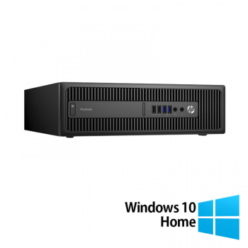Calculator Refurbished HP Prodesk 600 G2 SFF Intel Core i5-6500 3.20GHz 8GB DDR4 256GB SSD + Windows 10 Home 