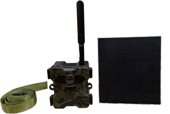Camera de supraveghere Wildcam Technaxx TX-189 + Panou Solar 4G Nano SIM FullHD 1080p baterie 18000 mAh senzor PIR IR IP66 aplicatie 