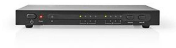 Comutator matrice HDMI &trade - 4 port uri cu 2 porturi - 4x intrari HDMI&trade - 2x iesiri HDMI&trade - 4K30Hz - 3.4 Gbps - Telecomand 