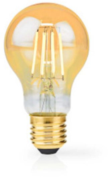 Cu bec LED E27 - A60 - 4 9 W - 470 lm - 2100 K - Luminozitate reglabila - Alb extra cald - Stil retro - 1 buc 