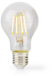 Cu bec LED E27 - A60 - 8 W - 1055 lm - 2700 K - alb cald - stil retro - 1 buc 