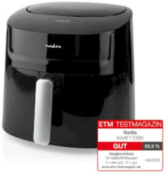 Cuptor cu aer cald - 7 2 l - Temporizator 240 min - Numarul de programe presetate 8 - Digital - Negru 