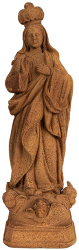 Figurina Fecioara Maria polirasina maro 6x6x19 cm 