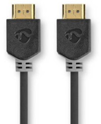HDMI &trade de mare viteza kabel - 48 Gbps - 1.00 m - 6.0 mm - Antracit
