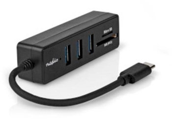 Hub USB - Porturi 5 porturi - USB 3.2 Gen 1 - 5 Gbps - SD & MicroSD 