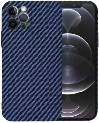 Husa pentru iPhone 12 Pro - Techsuit Carbonite FiberShell - Cyan 