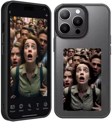 Husa pentru iPhone 14 Pro - Techsuit SmartScreen NFC - Black 