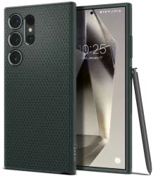 Husa pentru Samsung Galaxy S24 Ultra - Spigen Liquid Air - Abyss Green 