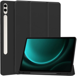 Husa pentru Samsung Galaxy Tab S9 FE Plus - Techsuit Flex Trifold - Black 