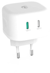 Incarcator de perete - 45 W - GaN - Functie de incarcare rapida - 2.25 A / 3.0 A - Numarul de conectori de iesire 2 - 2x USB-C&trade - Sel 