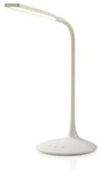 Lampa de masa LED - Luminozitate reglabila - 250 lm - Reincarcabila - Functie tactila - Alb 