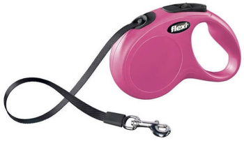 Lesa Flexi Classic cu banda marimea XS 3m/12kg Roz 