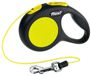 Lesa Flexi New Classic Neon Cu Snur marimea XS 8kg/3m galben 
