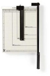 Masina de taiat hartie - Max. dimensiune taiere 210 x 297 mm - Tip cutit Metal - Metal - Alb/Negru 