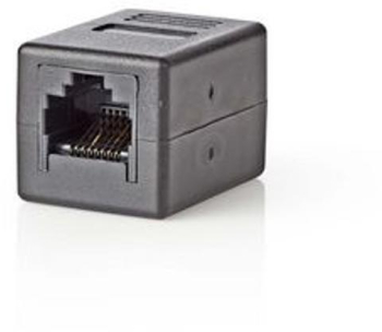 Mufa de alimentare - CAT5e / CAT6 - Neecranata - soclu RJ45 - priza RJ45 - dreapta - ABS - cutie 