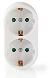 Priza de alimentare Splitter - Tip F CEE 7/7 - 250 V AC 50 Hz - Conector cu impamantare / Tip F CEE 7/7 - 250 V AC 50/60 Hz - 16.0 A - 3 