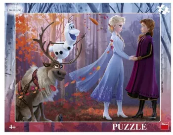 Puzzle cu rama - Frozen II 40 piese 