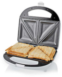 Sandwich maker - 700 W - 20.5 x 12 cm - Cu control automat al temperaturii - ABS 