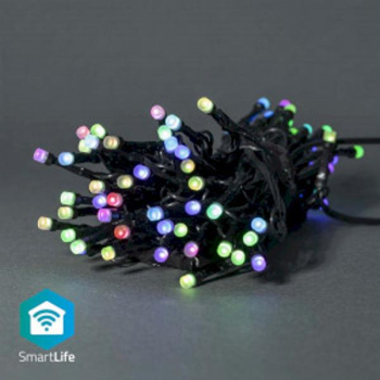 SmartLife Christmas Lights - String - Wi-Fi - RGB - 42 buc. LED - 5 00 m - Android&trade / IOS 