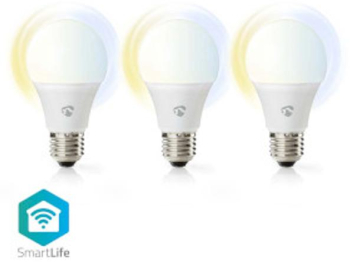 SmartLife LED Bec - Wi-Fi - E27 - 806 lm - 9 W - Alb cald si rece - 2700 - 6500 K - Android&trade / IOS - Bec - 3 buc 
