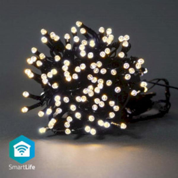 SmartLife Lumini de Craciun - String - Wi-Fi - Alb cald - 200 buc. LED - 20 0 m - Android&trade / IOS 