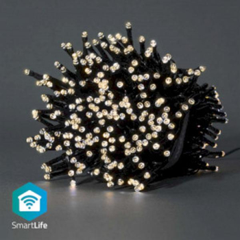 SmartLife Lumini de Craciun - String - Wi-Fi - Alb cald - 400 buc. LED - 20 0 m - Android&trade / IOS 