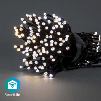 SmartLife Lumini de Craciun - String - Wi-Fi - Alb cald si rece - 200 buc. LED - 20 0 m - Android&trade / IOS 