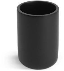 Sticla baie - negru mat 