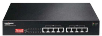 Switch Gigabit PoE+ cu 8 porturi cu raza lunga de actiune si switch DIP 