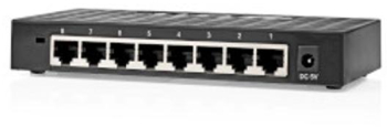 Switch retea - Viteza cablu Gigabit - Numar porturi Ethernet 8 