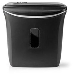 Tocator - 6x A4 pagini - 12 l - Standard de securitate DIN 4 - 300 W - Negru 
