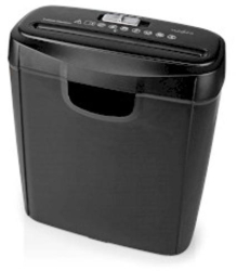 Tocator - 6x pagini A4 - 10 l - Standard de siguranta DIN 2 - 190 W - Negru 