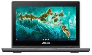 Laptop 2-in-1 ASUS ChromeBook Flip 11.6 inch HD Intel Celeron N5100 8GB eMMC 64GB Intel HD Graphics Chrome OS Dark Grey