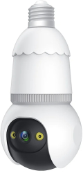 Camera de Supraveghere E27 Full Color Waterproof Tuya App - Techsuit Q23S - White 