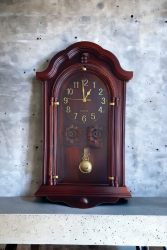 Ceas perete cu pendul vintage 62 cm 