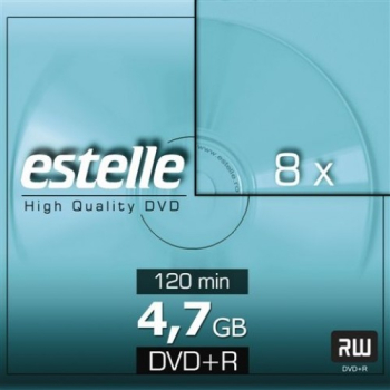 Disc DVD-R capacitate 4.7GB estelle cu carcasa slim 