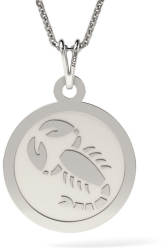 Lantisor cu pandantiv din argint model Talisman Scorpion 