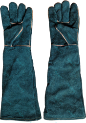 Manusi sudura protectie sudor marime L piele bovina captuseala bumbac verde 