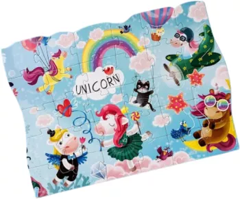 Puzzle - Aventurile magice ale unicornilor 30 piese 