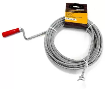 Spirala sarpe desfundat canalizare 9 mm x 10  m 