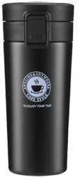 Pahar tip termos 380ml metalic culoare Negru ABYZ&trade 