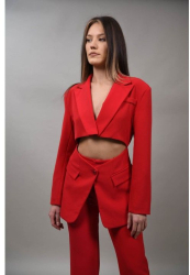 SACOU COSTUM CUT OUT MILANO L Rosu