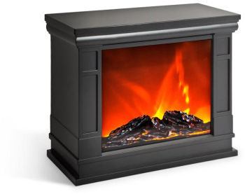 Semineu cu efect de flacara LED - functioneaza cu baterii - 25 x 12 x 20 cm 