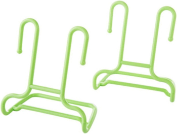 Set 2 bucati Suport pentru pantofi cu umeras Organizator pantofi culoare Verde ABYZ&trade 