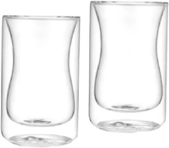 Set 2 pahare Fissman-Irish sticla borosilicata 7.5x12 cm transparent 
