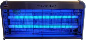Aparat cu neoane UV Kill Mosquito anti tantari muste molii si alte insecte 40 W pentru interior-exterior argintiu 