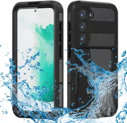 Husa pentru Samsung Galaxy S23 - ShellBox Waterproof IP68 Case - Black 